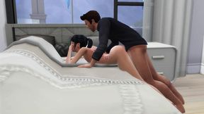 fudendo a amiga da esposa. the sims 4