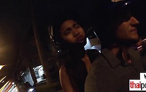 Horny asian european couple enjoy Christmas raw fuck