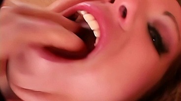 Aubrey Addams Deep Throat Gangbang Facial
