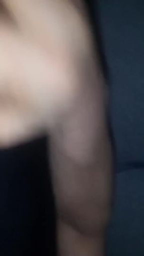 Lars Damberger Masturbating in a Black Shiny Swimsuit