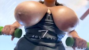 Chunky lady thrilling adult scene