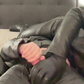 Part 2: Fresh Interracial Leather Duo BDSM Edgjng Session