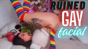 Gay RUINED Loser Facial