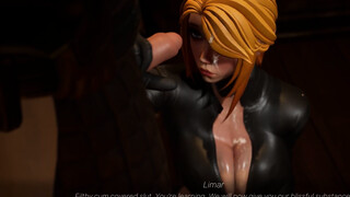 the guard put her on her knees and porked her in the facehole