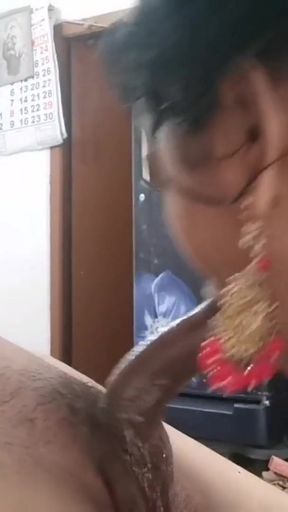 Midnight romantic sex in cum on face   Clip 1