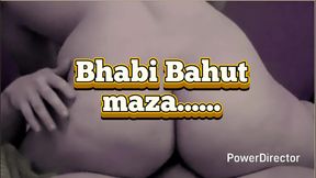 Big ass beautiful mature hot sexy indian Desi boudi raiding hard fuck with her devor in sofa Hindi audio