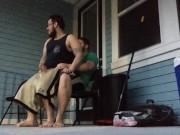 RISKY AF Suck & Fuck on the Back Porch in Broad Daylight (Preview)