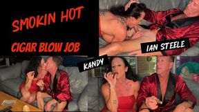 Smokin Hot: Cigar Lesson Turns Hot Blow job