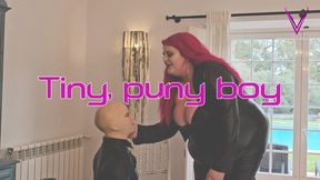 BBW Giantess humiliates Mistress Ezada Sinn's tiny boy