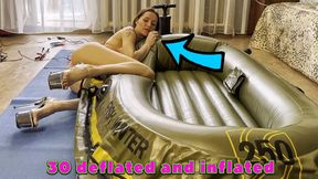 Vika pumps up and deflates the boat 30 times_4K hdr pro res_full video 43 min