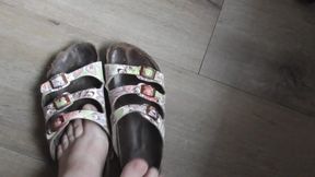 The slippers worked with my feet