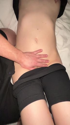 Undressing teen hairy girl