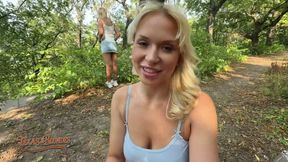 Mr. Texas Gets Park Blowjob Before Apartment Threesome Creampie!