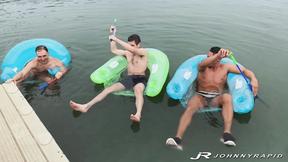 ”JohnnyRapid: Johnny Rapid gets prick worshipped before barebacking Parker Hayes”