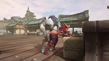 A Day at the Harbor with Redhead Elf and werewolf - Warcraft Parody