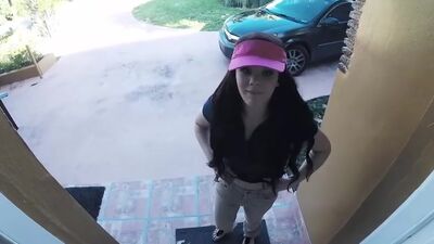 Delivery Girl Gets A Huge Tip