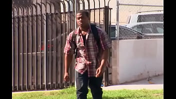 Muscular Hunk Thumps Twink For Some Black On Black Gay Action