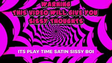 Its play time satin sissy boi