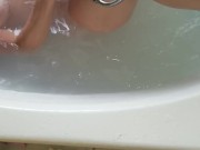 Morning bath. My clean tight pussy