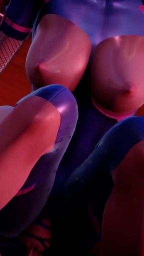 Jaw-dropping moment from &quot;Overwatch Dva big ass with boy by Monarchnsfw (animation with sound) 3D Hentai Porn SFM&quot;