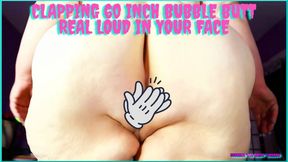 GodMina Clapping 60 Inch BBW Bubble Butt In Your Face Real Loud While Nude 1920x1080 MP4