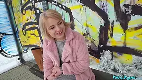 Blonde Student 18+ Vaness Queen Shagged In Basement