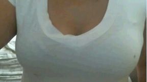 This superb Latina hottie is not shy to show her big boobs