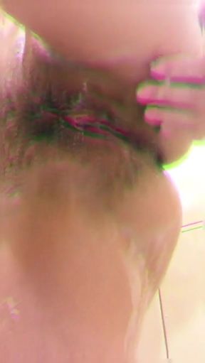 MILF Caresses Her Wet Vagina in the Bathroom