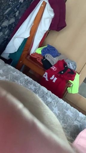Masturbation on a Bed