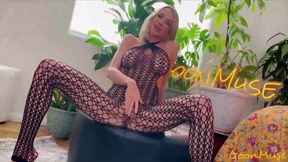 Oiled Busty Amateur's Pussy Gets Stretched in Intense Deepthroat Session