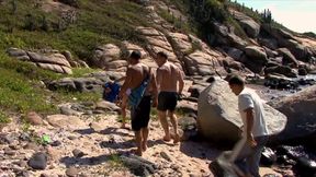 Stacey Saran and Her Lesbian Car Wash Girlfriends Licking Ass and Fingering Pussy