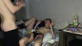 girlfriend fucked her gay friend in the ass and then they fucked her falcon al alice bast oliver strelly - 119