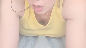 Sunglasses and Hot Yellow Top