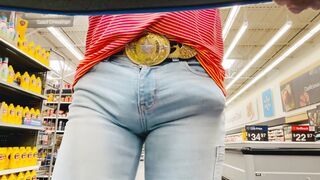 Jizz-shotguns In The Nasty S2:E9 Pt two – Dangled Cowboy Cracking Necks in Taut Denim at a Supercenter