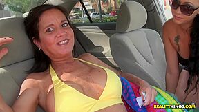 Emily Kae In Street Titty Flashes