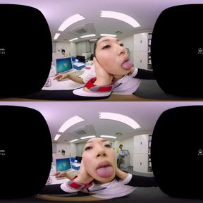 Virtual reality with three Asian babes (POV foursome)