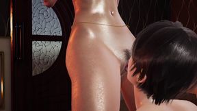 Hot Zala with Big Tits in 3D Hentai - Indulge in Standing Pink Vibrator Masturbation, Sitting Wet Pussy Fingering &amp; Squirt