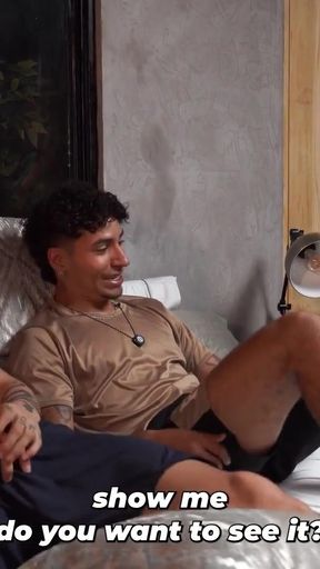 What are they doing? Stepson and his friend masturbate and their stepmother decides to teach them   Clip 1