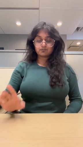 Voyeur catches big-titted Indian woman in public
