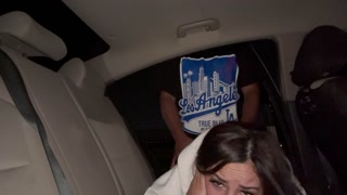 A quickie in the backseat
