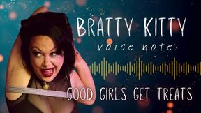 Bratty Kitty Talks Back While You Have Her Tied Up - Bratty Kitty Voice Note (Audio Only)