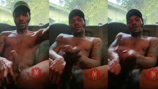 Hot homemade video of Duboisthasavagexxx jerking off in the car & getting neighbor's load on his hard cock