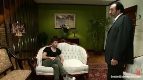 Married gold digger gets creampied after a foot job