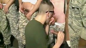 MILITARY BUKKAKE..does Obama know about this