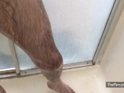 Lazy Weekend 2 - Sunday - Peeing, showering and cum