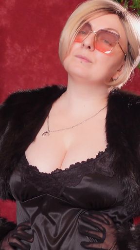 Hot Fur Coat Collection - Part 2. Fetish MILF Arya Grander