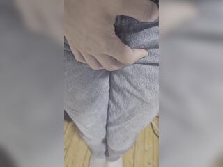 A little wetting in my jeans
