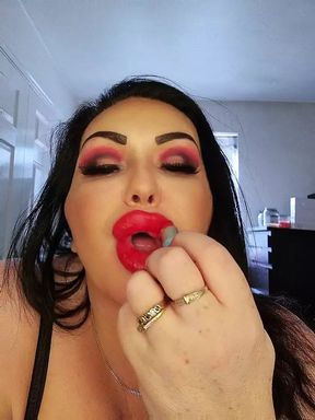 Fat slut homewrecker MiaMilf BBW British Big tit Chav secret video call teases + plays