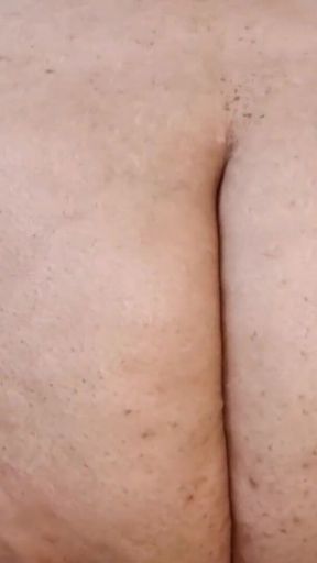 BBW Spreading Her Huge Ass Cheeks Wearing Tiny G-string