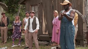 Outdoor Bangout with Amber Rayne, Hannah West & Kaci Star